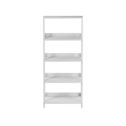 Hastings Home 4-Tier Ladder Bookshelf Freestanding Wooden Bookcase, White -Hastings Home Sales GUEST f26858b6 ec8d 4860 95ce 77f5ce9a637f