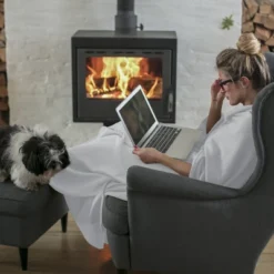 Hastings Home Oversized Flannel Fleece Throw Blanket - 60" X 70", Dawn Gray -Hastings Home Sales GUEST f358b335 3c0d 4b4c a577 85fff1ce212e