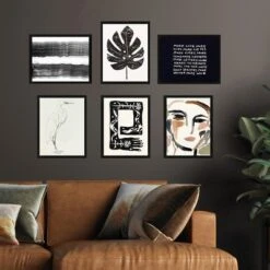 Set Of 6 Picture Frames - 11x14 Photo Frame Set With Stand And Hooks For Gallery Wall Or Family Portrait - Picture Wall Decor By Hastings Home -Hastings Home Sales GUEST f5702c3a 3ff5 4e0d acfe c9ee20531d37