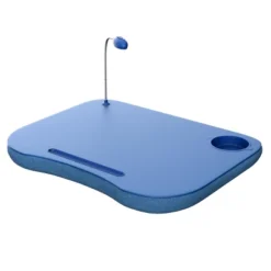 Hastings Home Portable Cushioned Lap Desk With Removable Gooseneck LED Light, Cup Holder, And Pen Slot - Blue 9 Hastings Home Portable Cushioned Lap Desk With Removable Gooseneck LED Light, Cup Holder, And Pen Slot - Blue -Hastings Home Sales GUEST f783923f 4948 4abd 93a8 0c6ab967cd0a