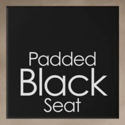 Hastings Home 18-Inch Heavy-Duty Folding Padded Stool Stool With 300lb Capacity, Black -Hastings Home Sales GUEST f988bca1 cb50 46f7 aa6e a578c576e0f7