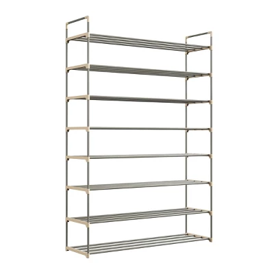 Hastings Home 8-Tier Shoe Storage Rack - Room For 48 Pairs Of Shoes, 60.6" X 11.8" X 40.9" 5 Hastings Home 8-Tier Shoe Storage Rack - Room For 48 Pairs Of Shoes, 60.6" X 11.8" X 40.9" - Image 5