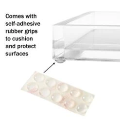 Hastings Home Decorative Acrylic Catchall Tray For Bedroom, Bathroom, And Office Storage - Clear -Hastings Home Sales GUEST ffdde279 85e9 46cb 868c 30041851810e